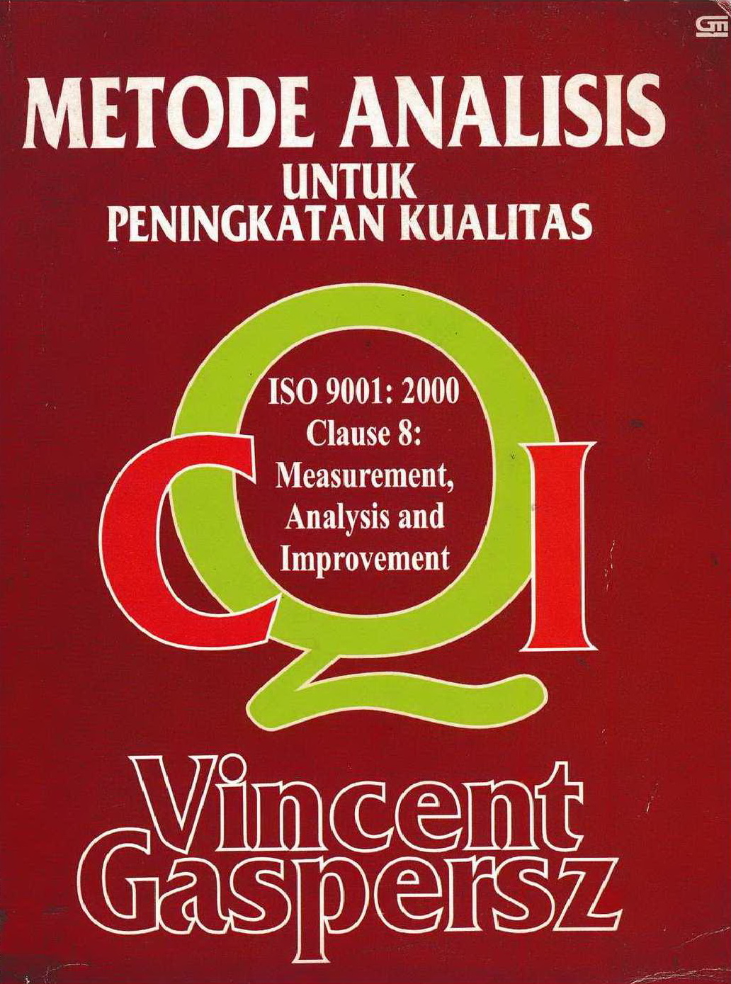 2001 Metode Analisis Untuk Peningkatan Kualitas VG